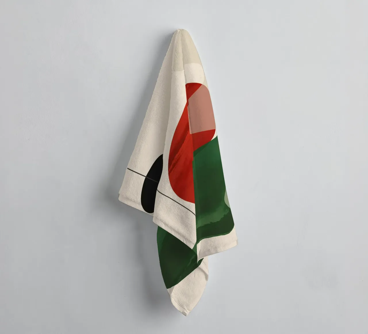 Minimal Abstract Shapes towel by ThingDesign