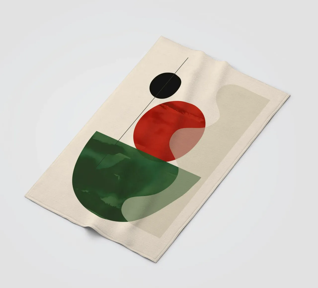 Forme astratte minimali coperta in pile da ThingDesign
