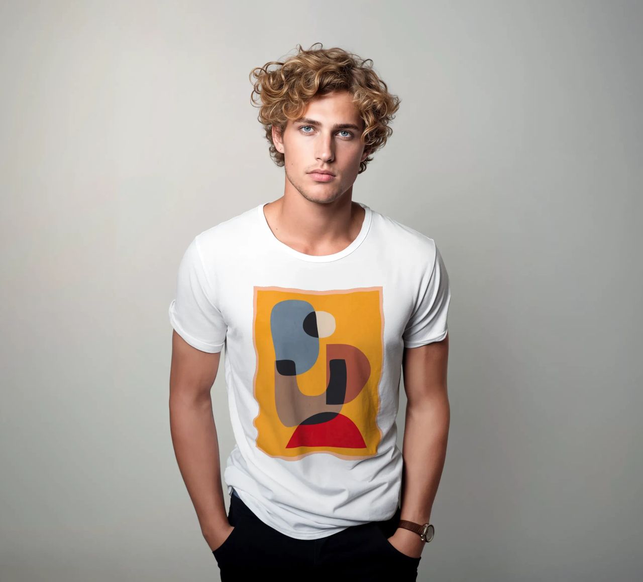 Forme astratte moderne minimali 02 t-shirt da ThingDesign