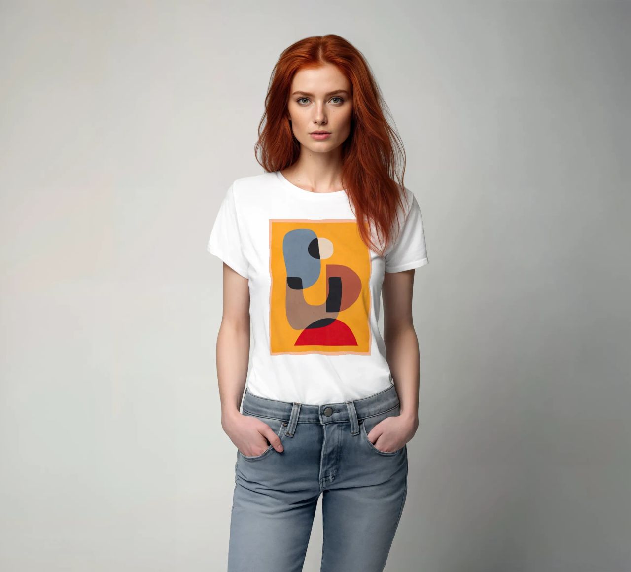 Forme astratte moderne minimali 02 t-shirt da ThingDesign