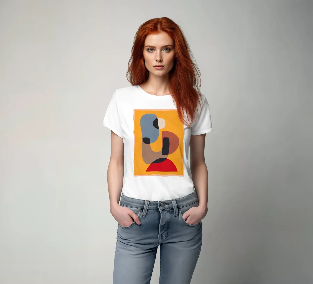 Moderne abstrakte minimale Formen 02 T-Shirt von ThingDesign