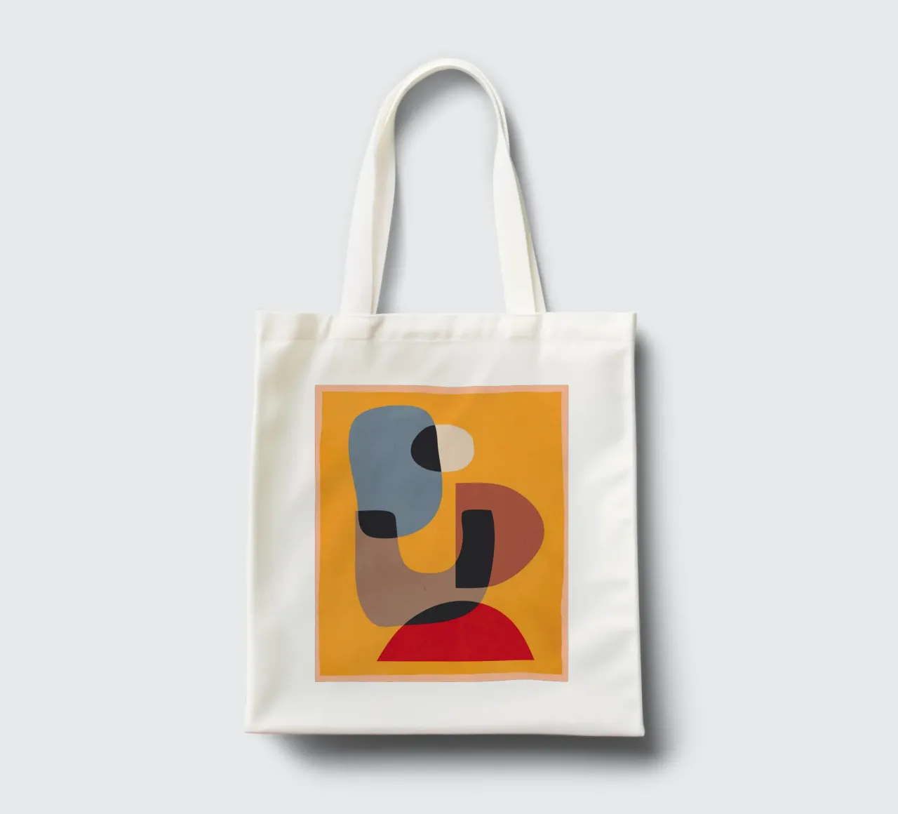 Forme astratte moderne minimali 02 borsa in juta da ThingDesign