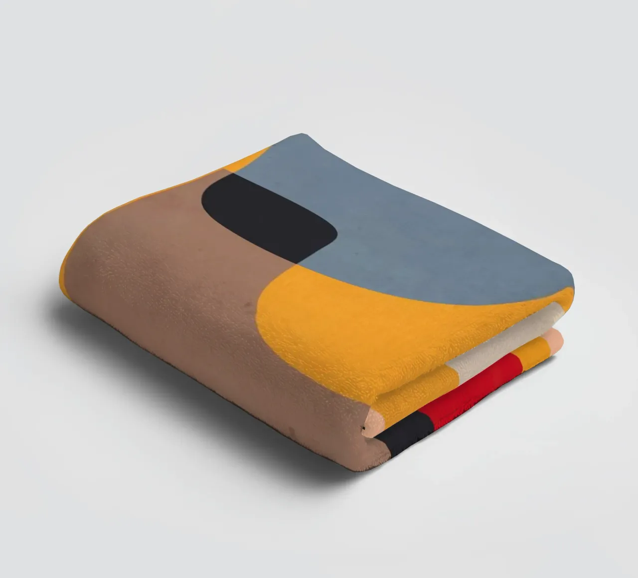 Modern Abstract Minimal Shapes 02 towel by ThingDesign