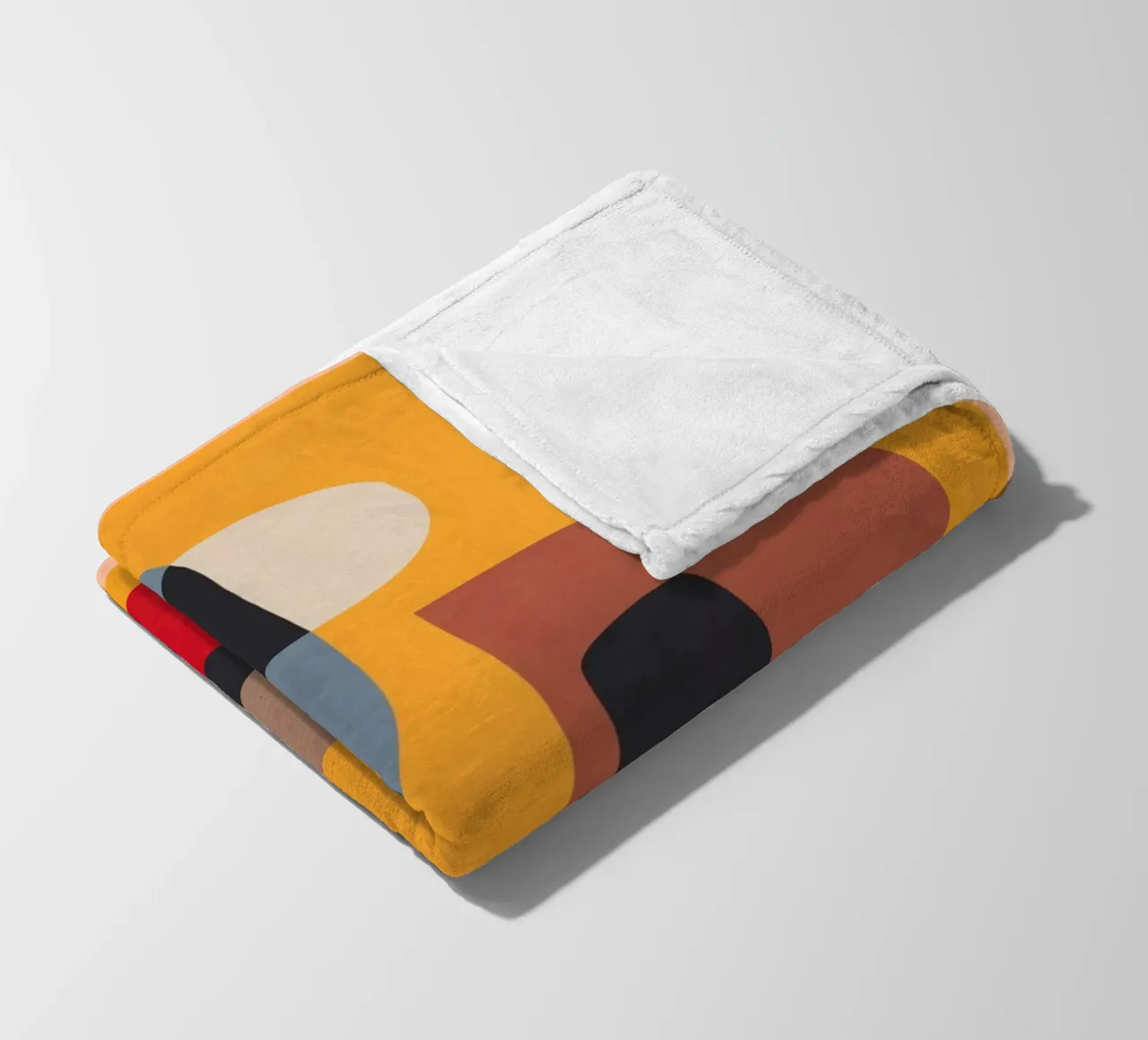 Forme astratte moderne minimali 02 coperta in pile da ThingDesign