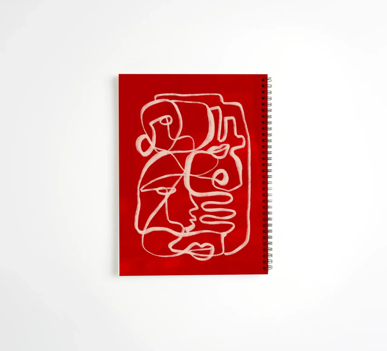 Line art astratta diario ad anelli da ThingDesign