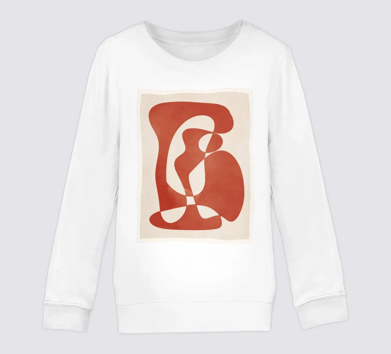 Abstract Form kids sweatshirt by ThingDesign