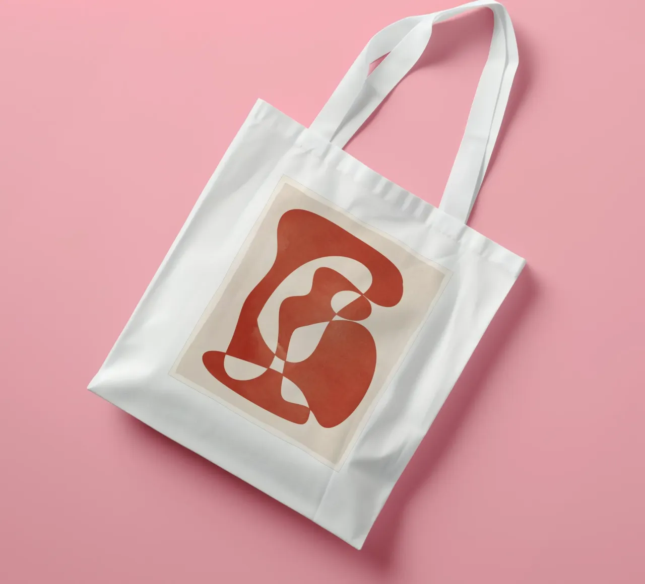 Modulo astratto borsa in juta da ThingDesign