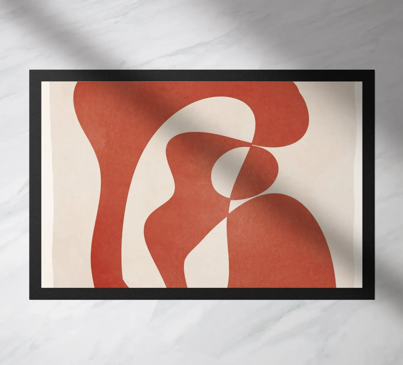 Abstrakte Form Fußmatte von ThingDesign