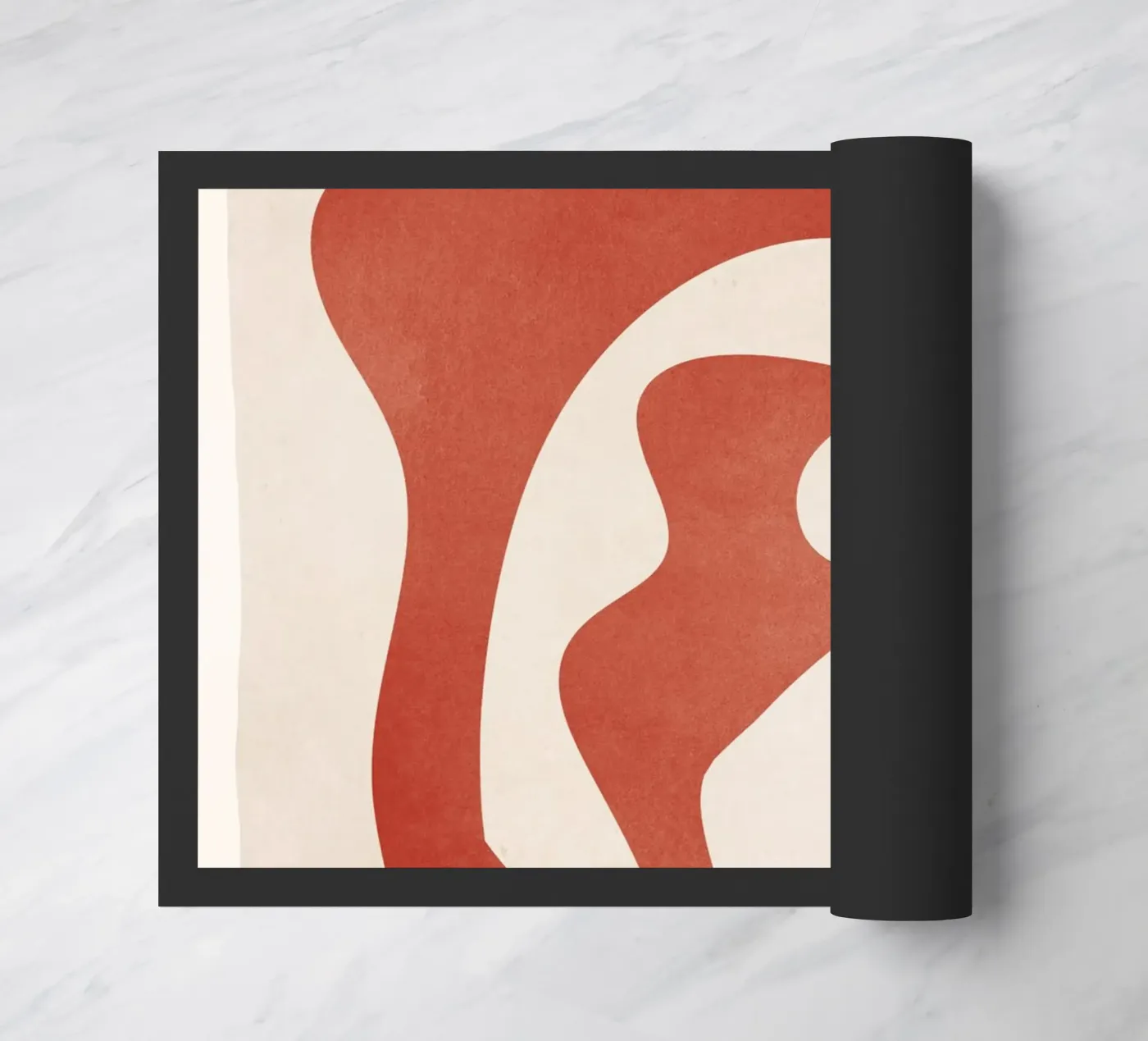 Abstrakte Form Fußmatte von ThingDesign