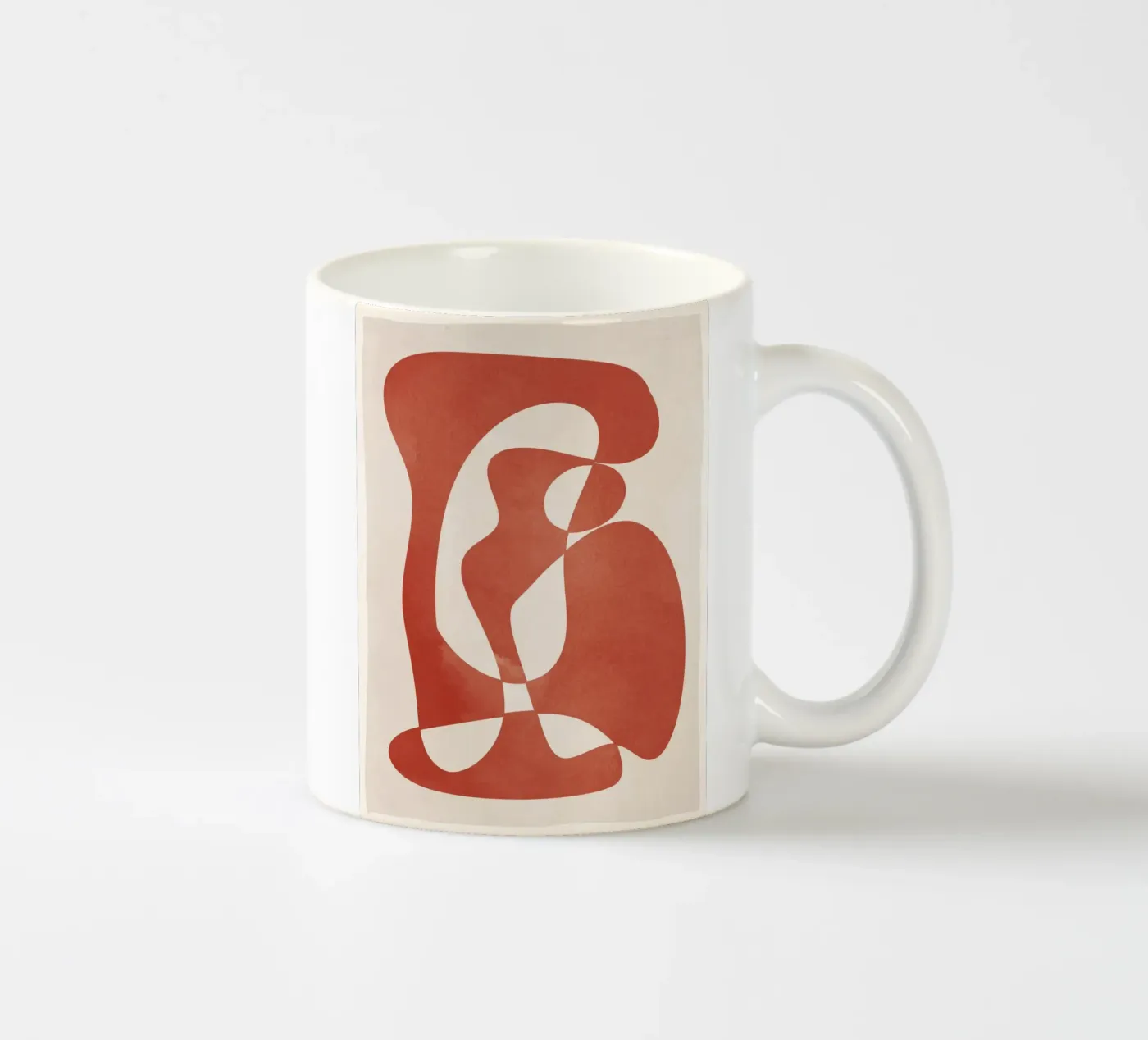 Abstract Form ceramic mug by ThingDesign