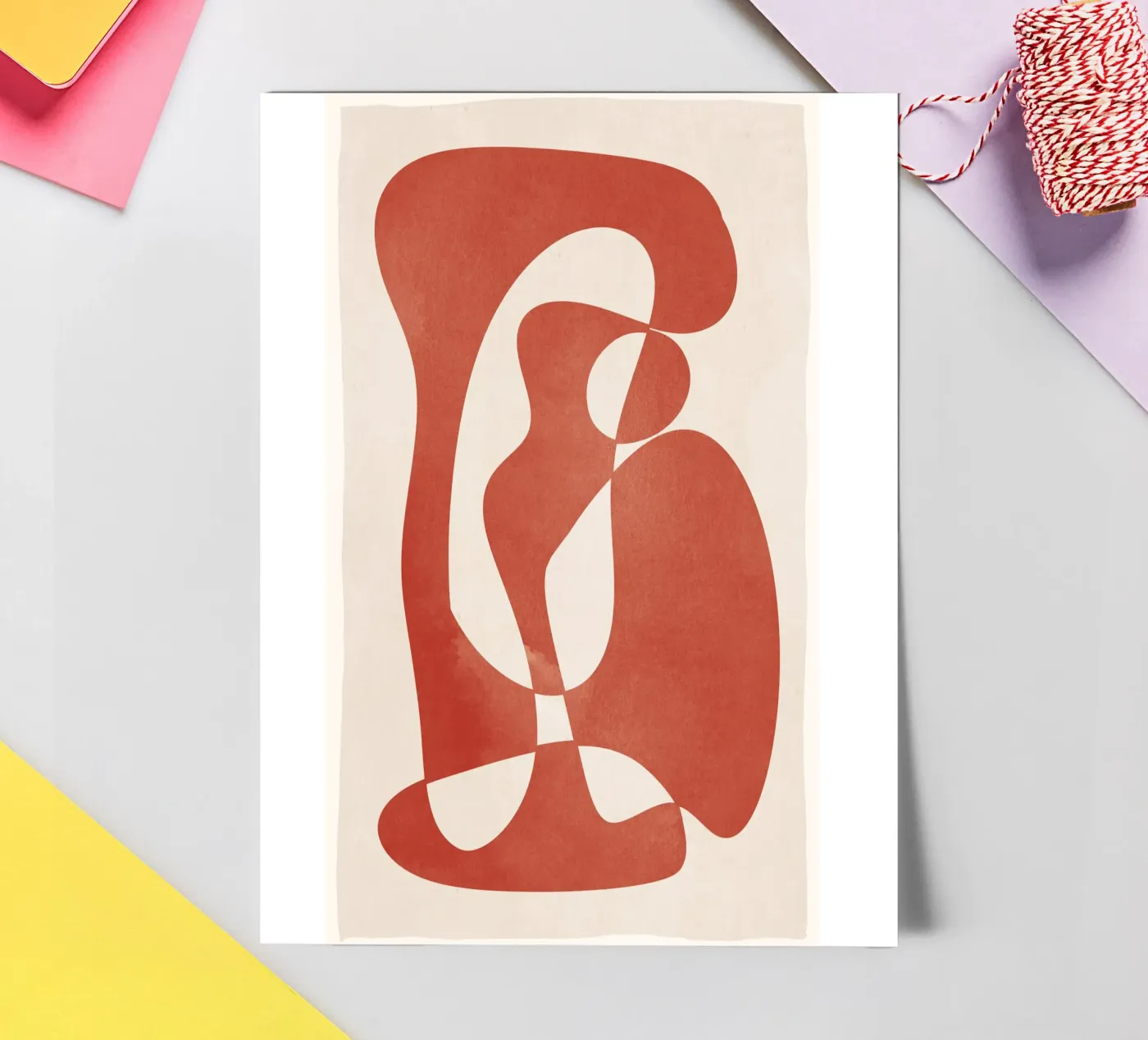 Abstract Form sticker sheet by ThingDesign