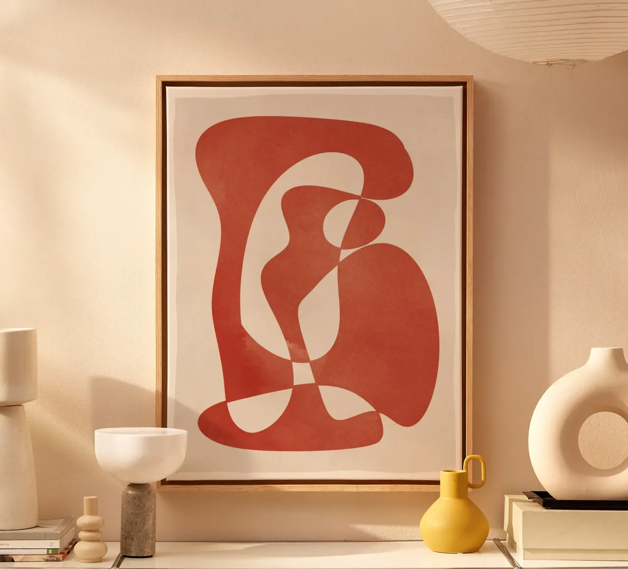 Modulo astratto tela con Cornice a cassetta da ThingDesign