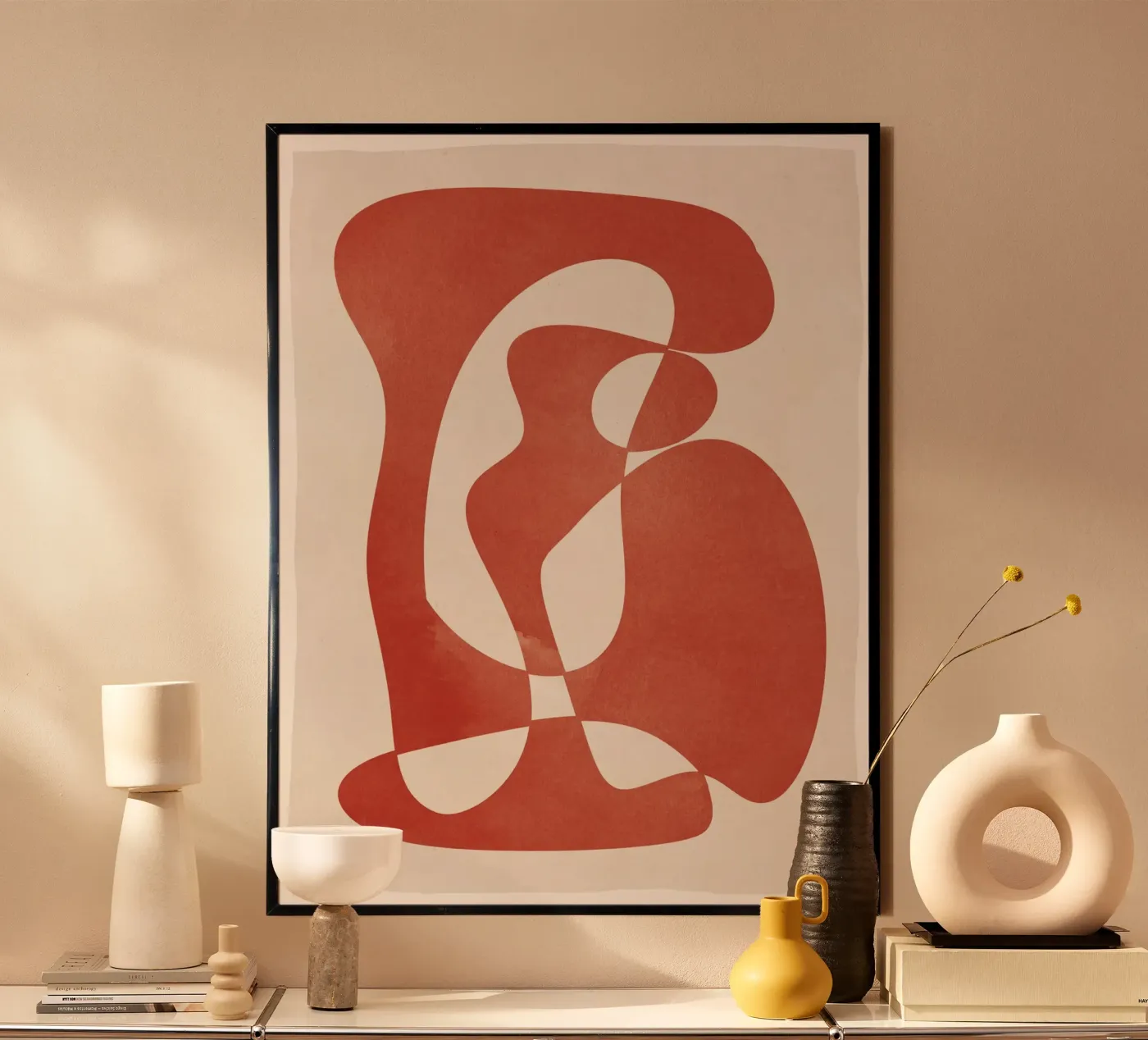Abstracte vorm poster van ThingDesign