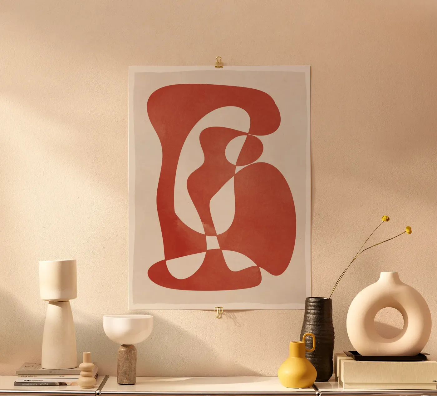 Abstracte vorm poster van ThingDesign