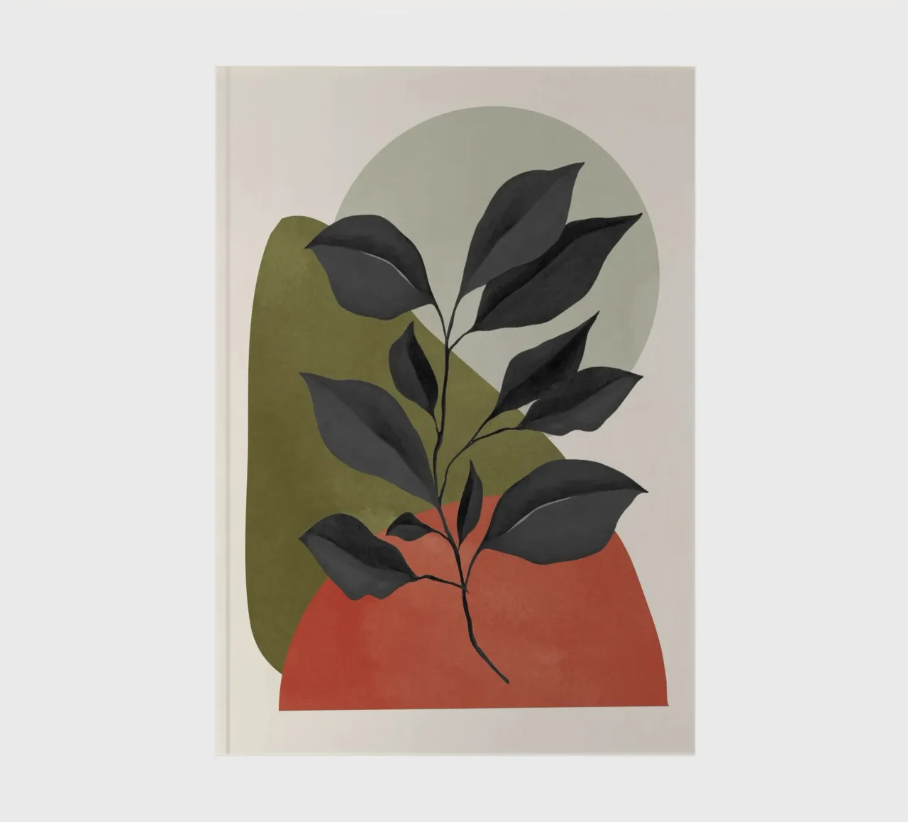 Abstract Minimal Plant 026 notebook by ThingDesign