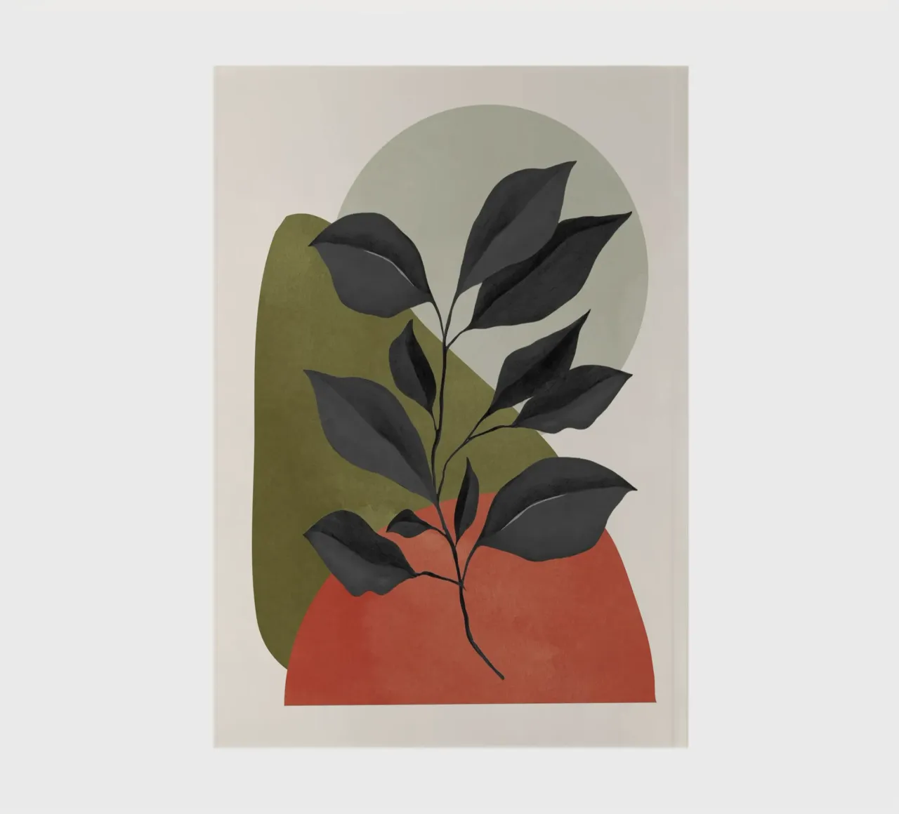 Abstract Minimal Plant 026 notebook by ThingDesign