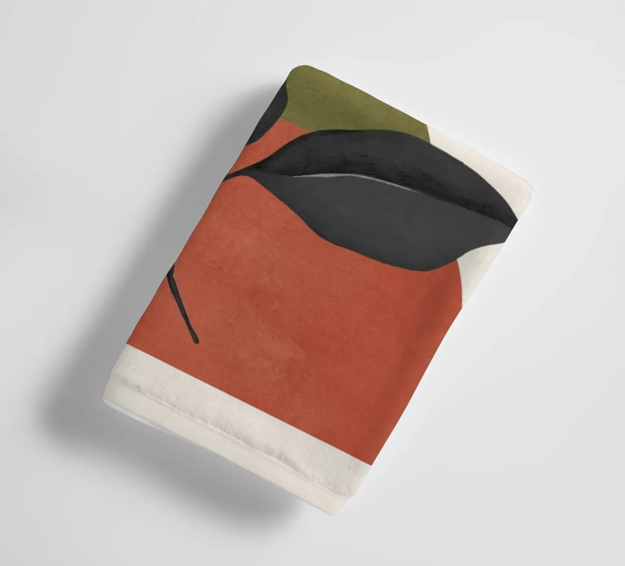 Abstrakte Minimalanlage 026 Handtuch von ThingDesign