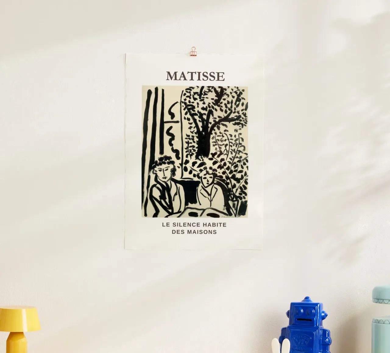 Henri Matisse - Le silence habite des maisons poster da Second Canvas