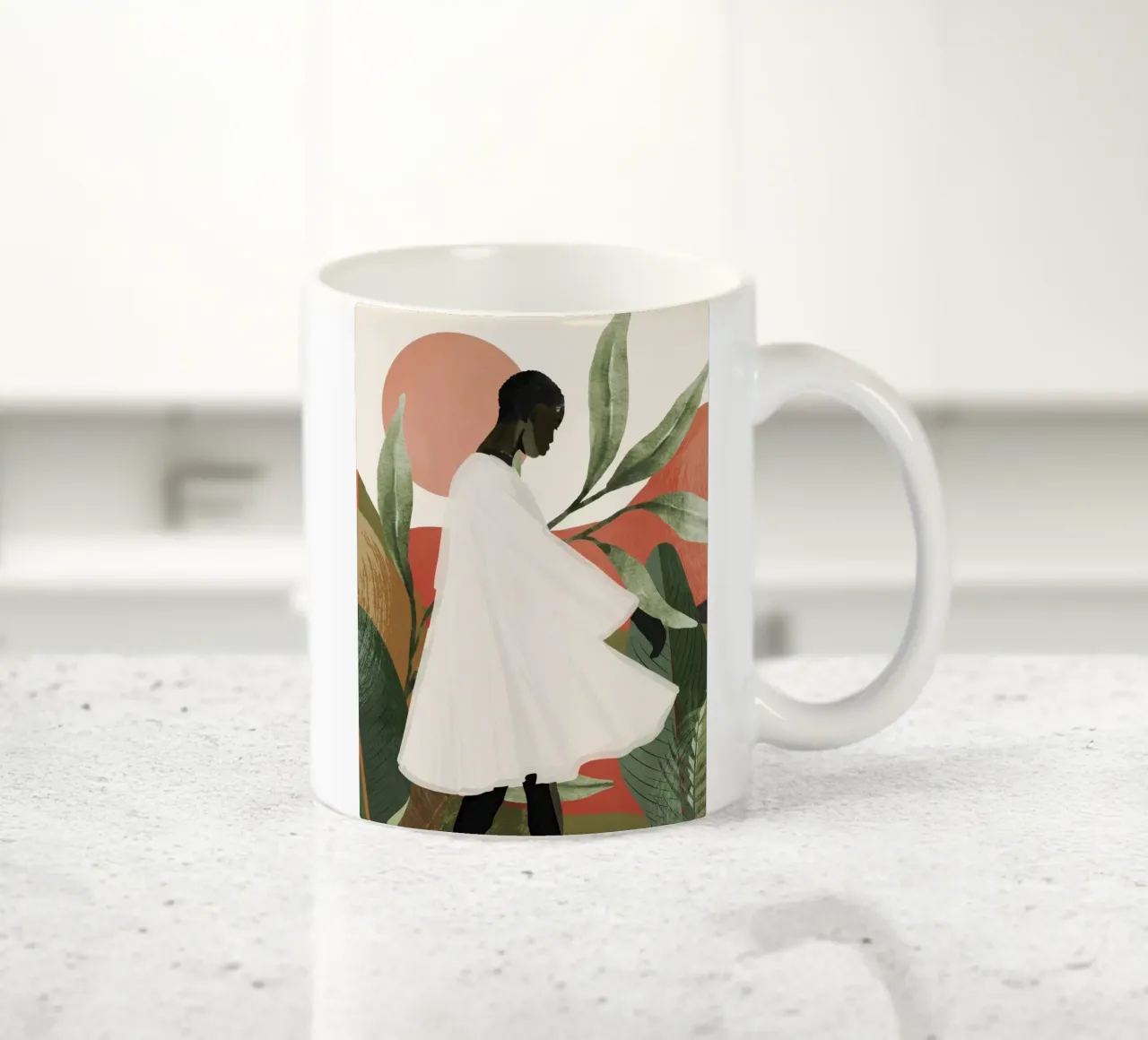 Ragazza tropicale 22 tazza in ceramica da ThingDesign