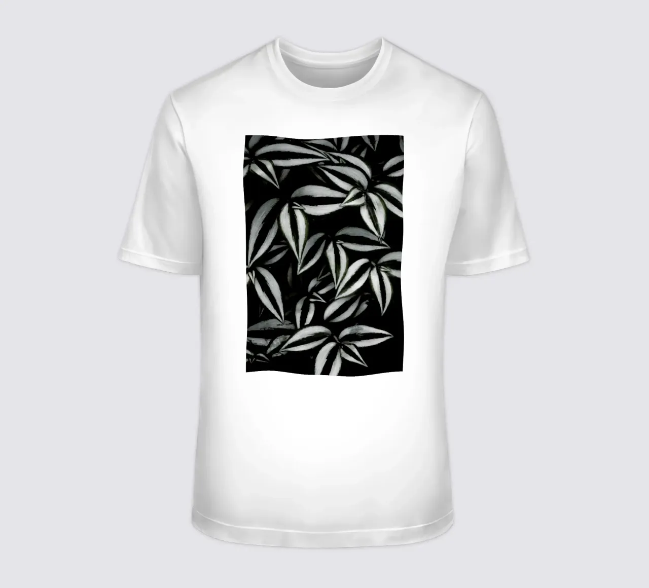 Botanical Cebra Leafs t-shirt by Studio Nahili