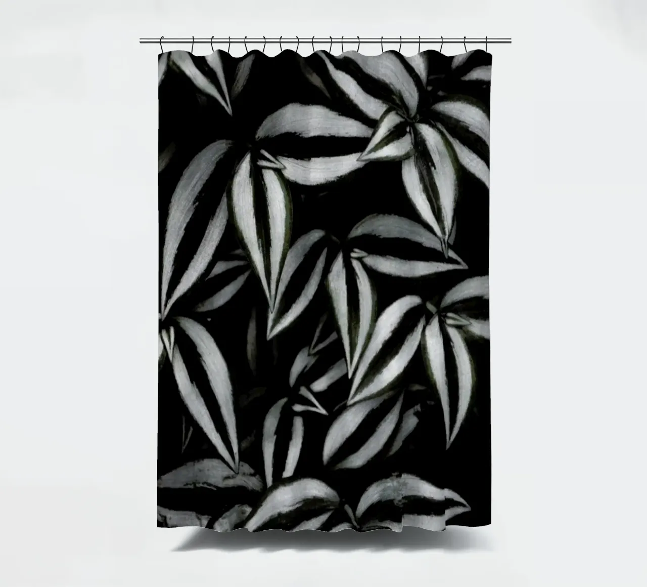 Botanical Cebra Leafs douchegordijn van Studio Nahili
