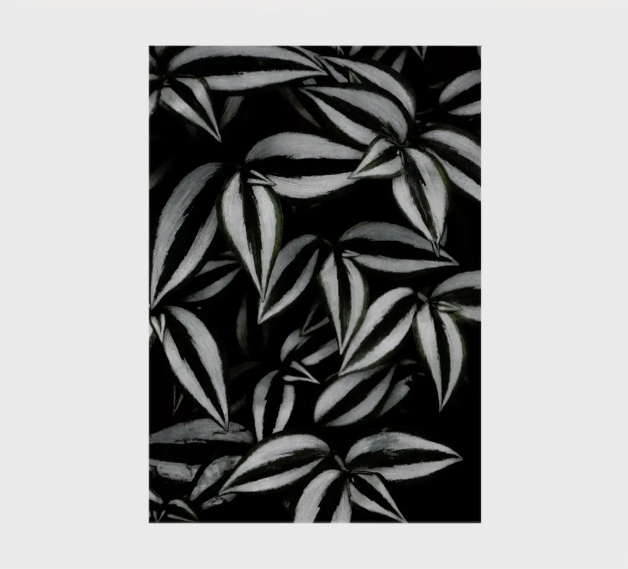 Botanical Cebra Leafs notebook by Studio Nahili