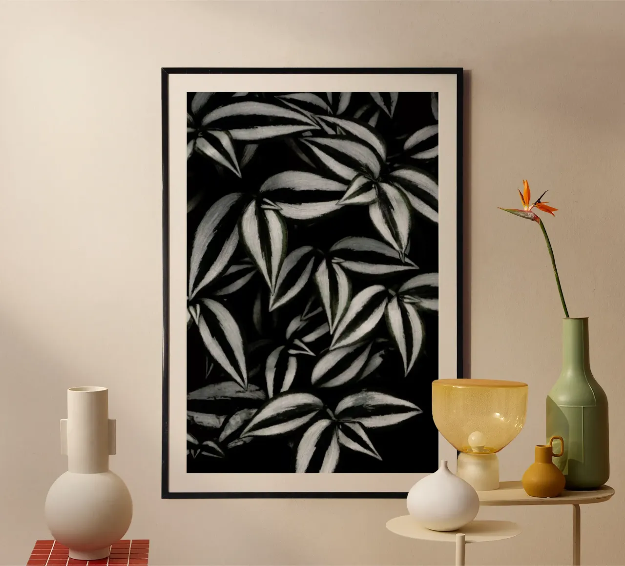 Botanical Cebra Leafs carta hahnemühle da Studio Nahili