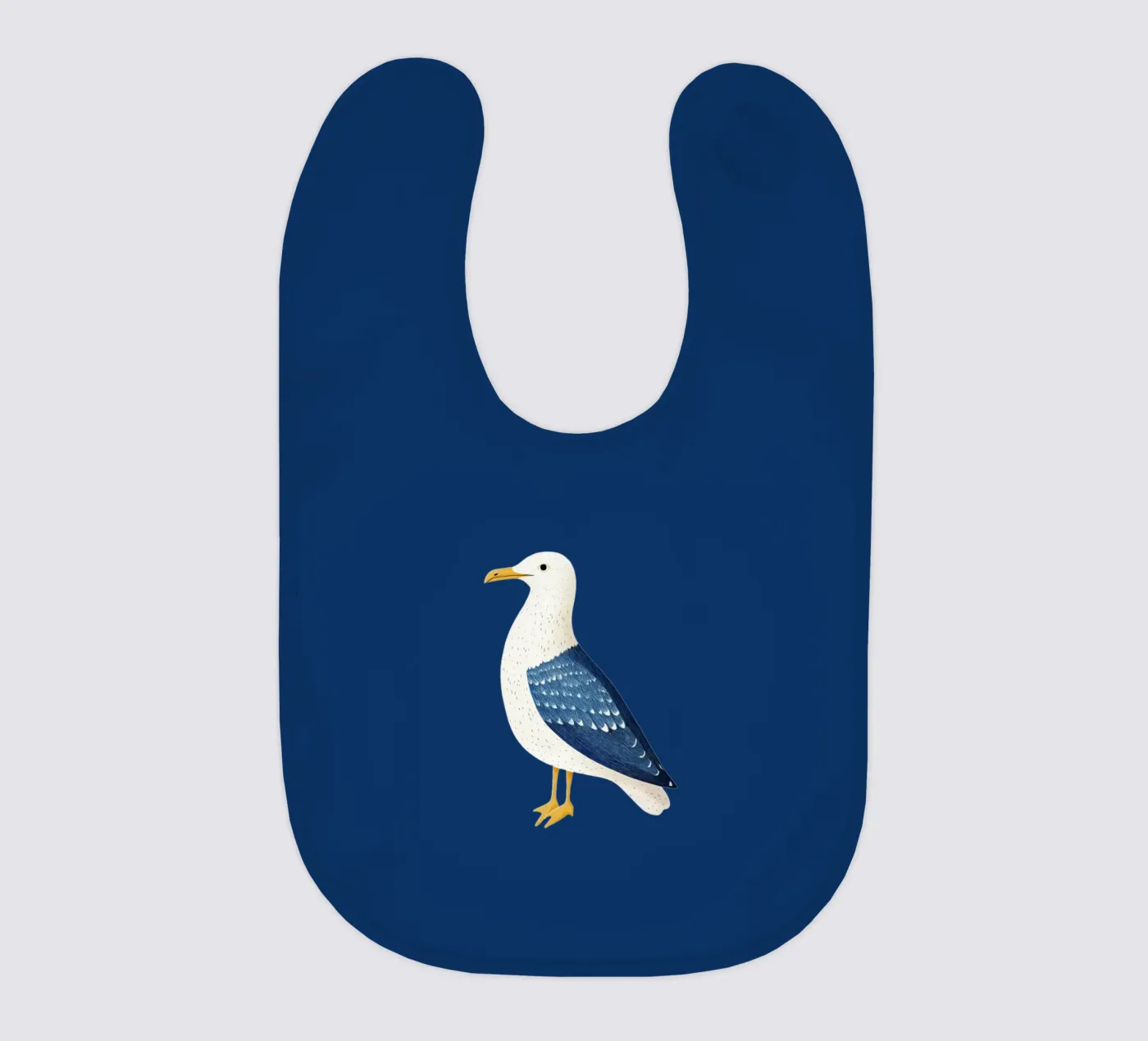 Seagull Babylätzchen von Curious Canvas