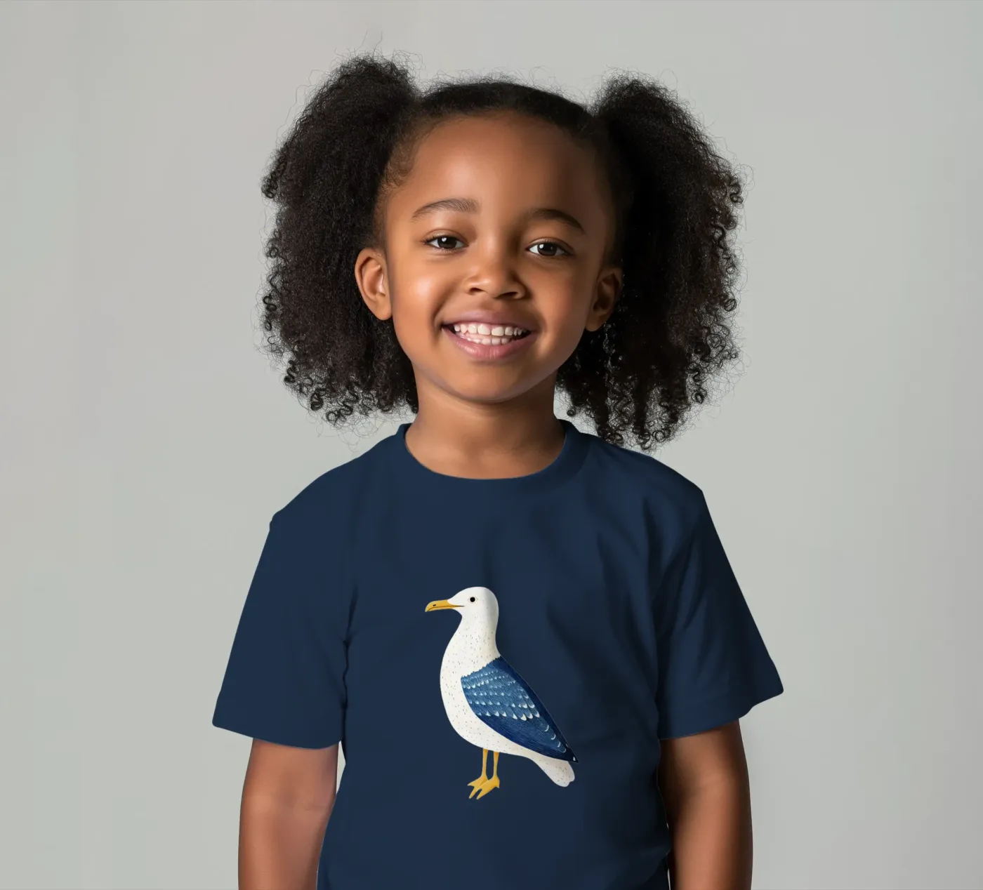 Möwe Kinder T-Shirt von Curious Canvas