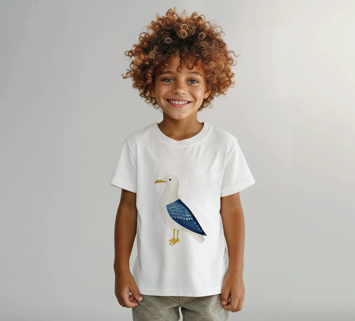 Möwe Kinder T-Shirt von Curious Canvas