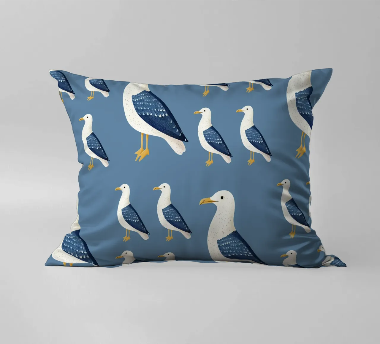 Gabbiano cuscino da Curious Canvas