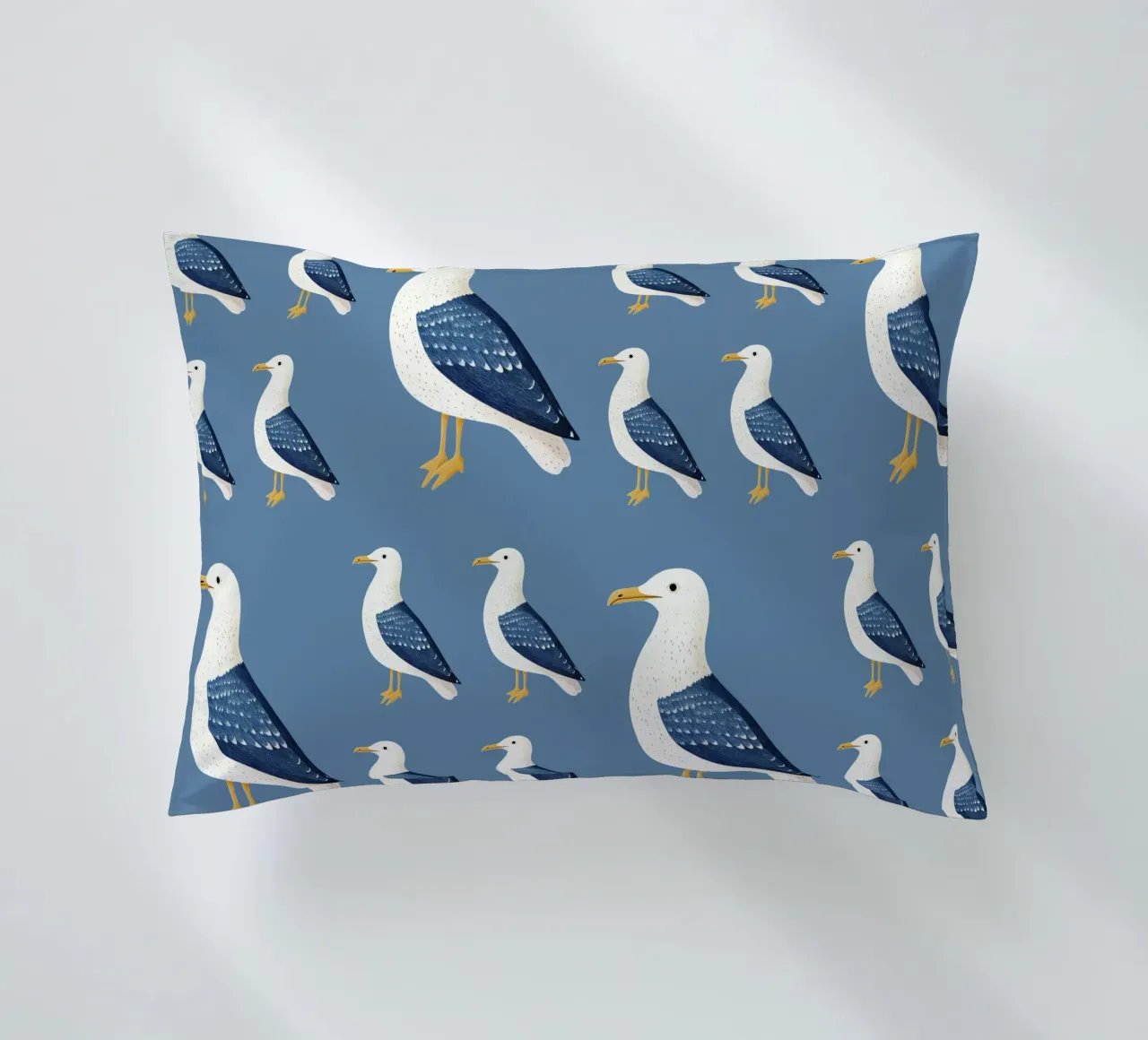 Gabbiano cuscino da Curious Canvas