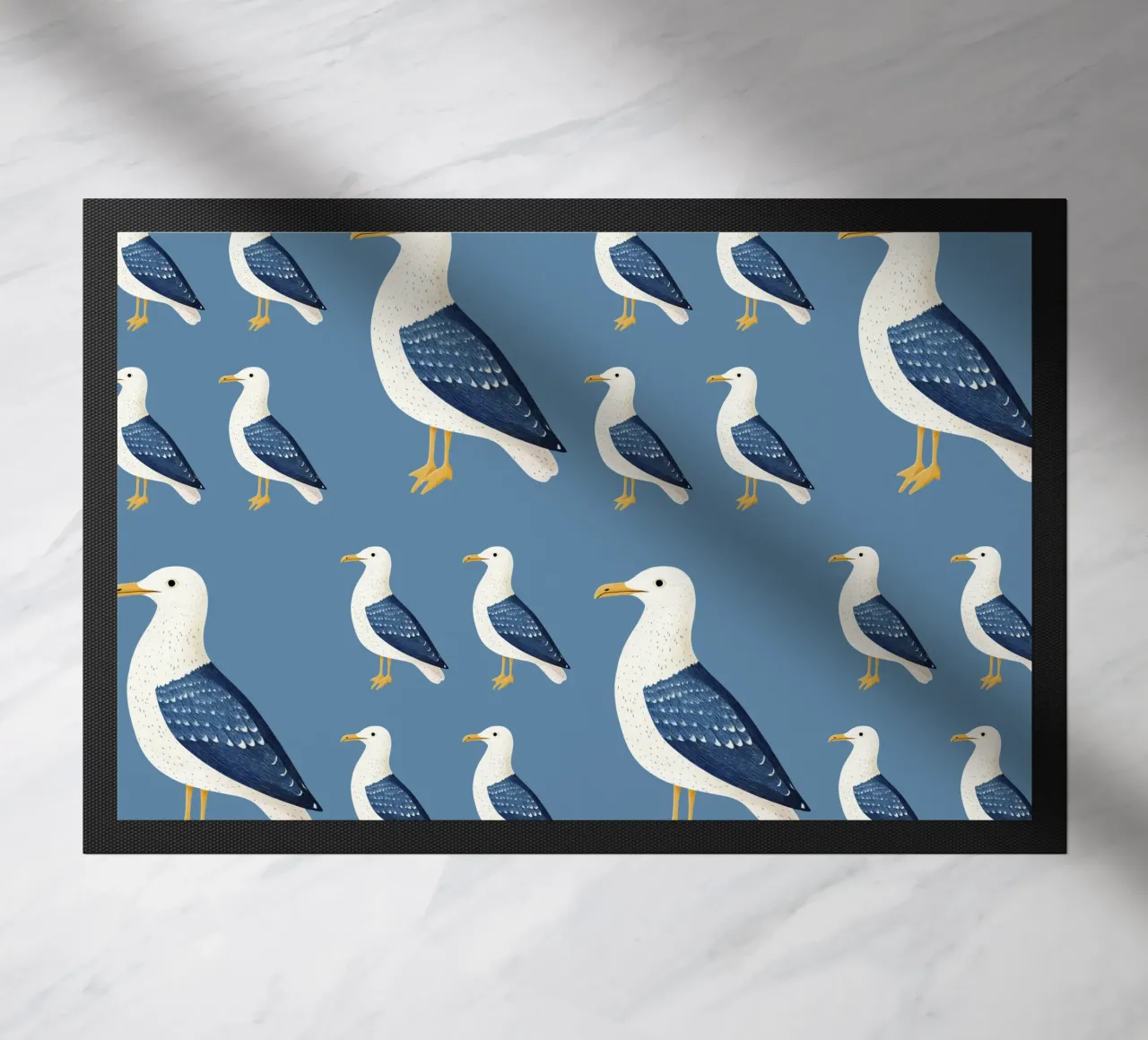 Möwe Fußmatte von Curious Canvas