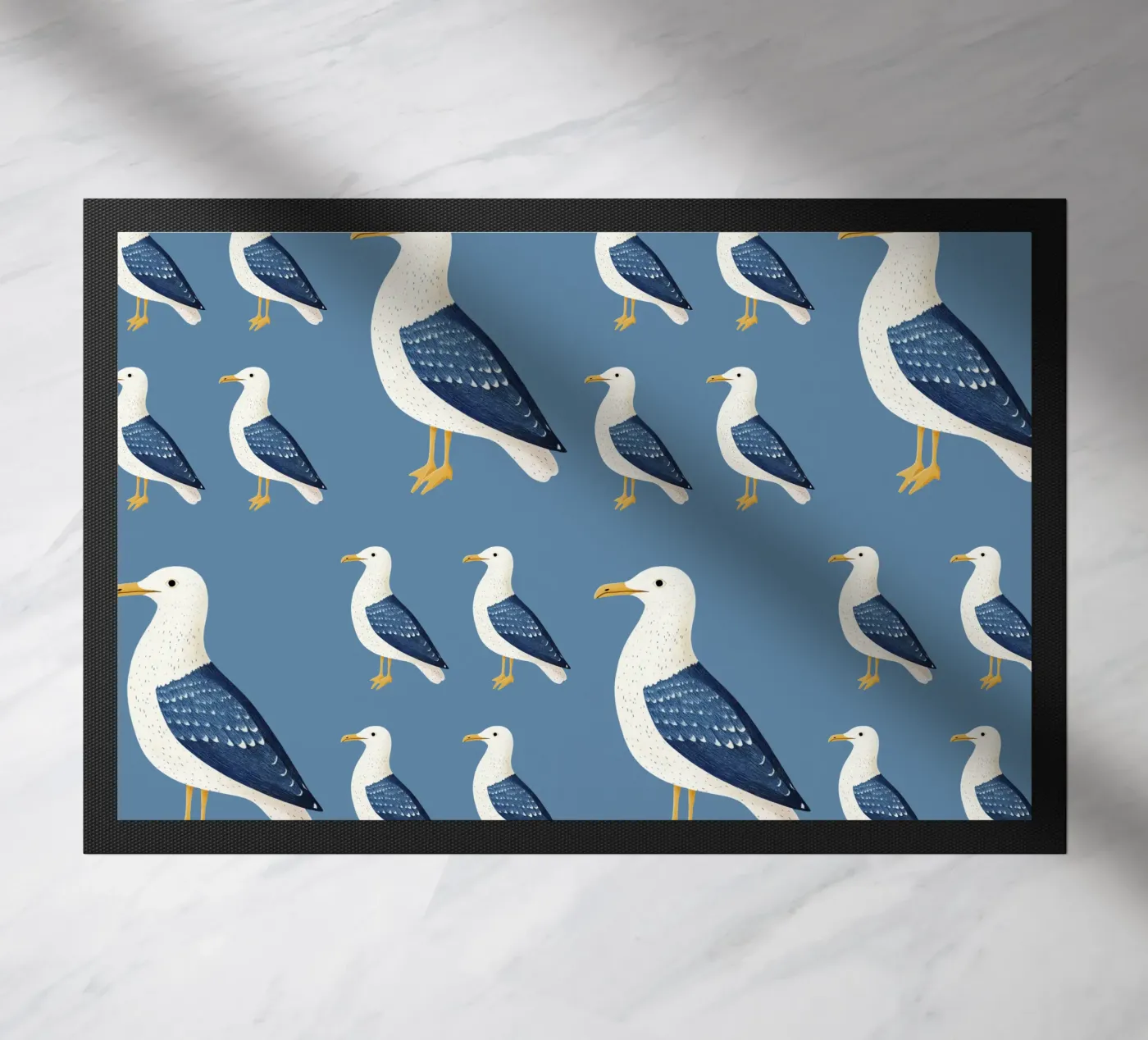 Möwe Fußmatte von Curious Canvas