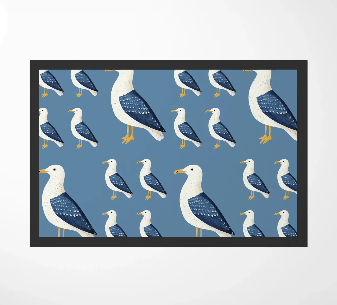 Möwe Fußmatte von Curious Canvas