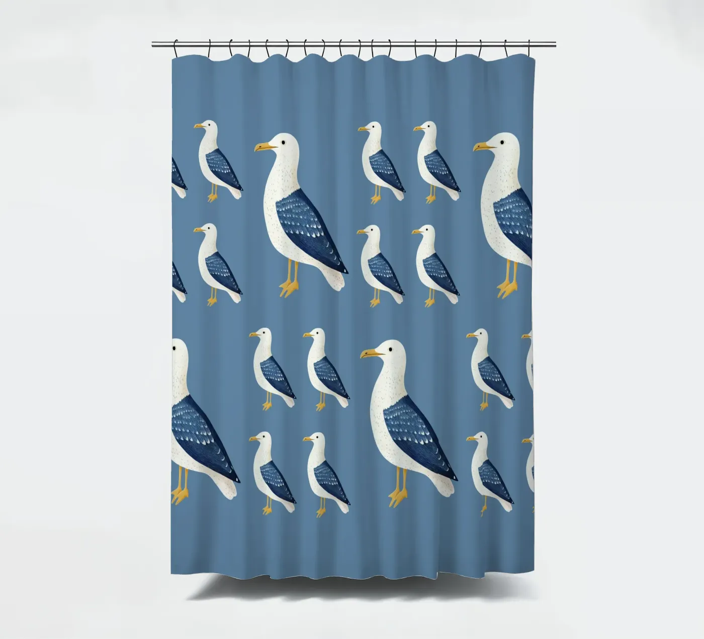 Seagull Duschvorhang von Curious Canvas