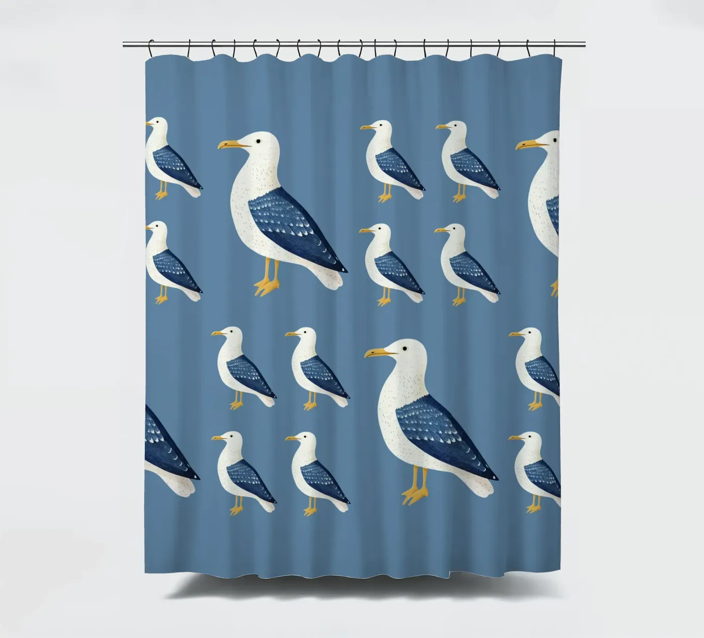 Seagull Duschvorhang von Curious Canvas