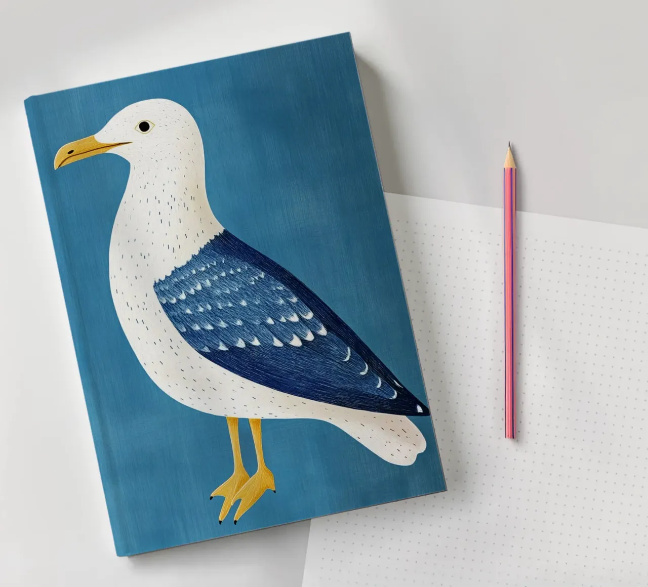 Seagull notebook by Curious Canvas