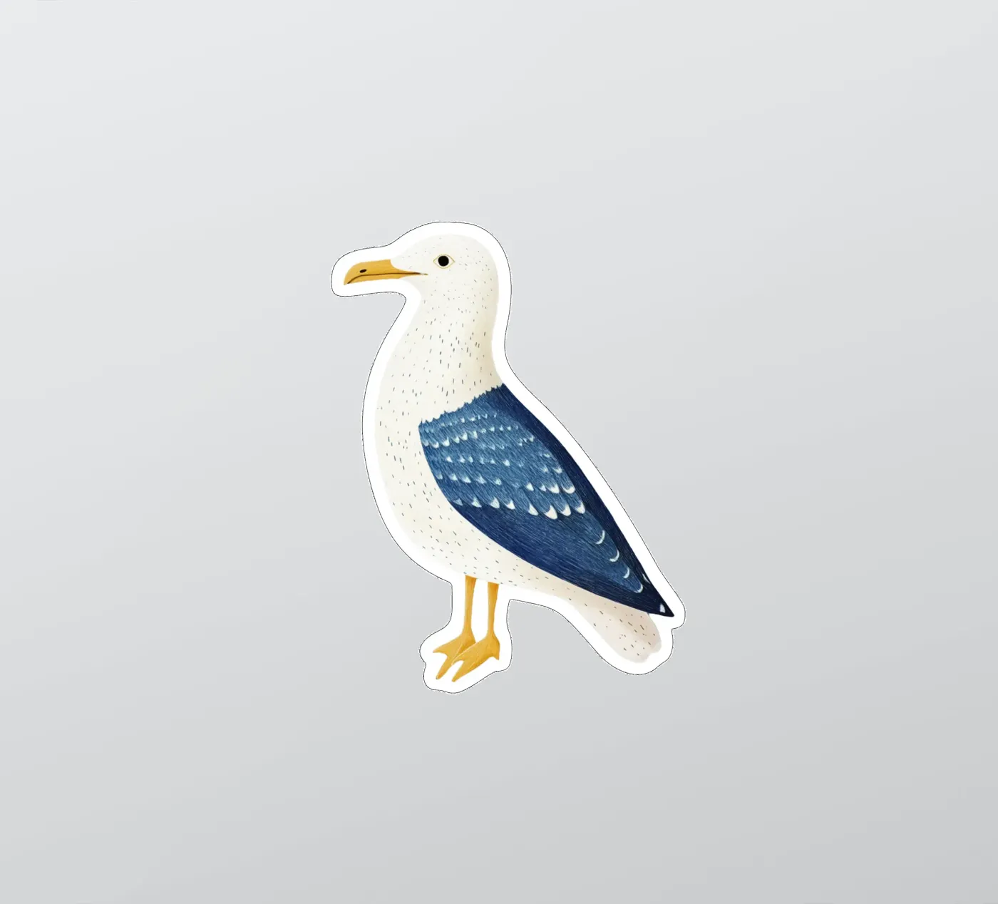 Möwe Sticker von Curious Canvas