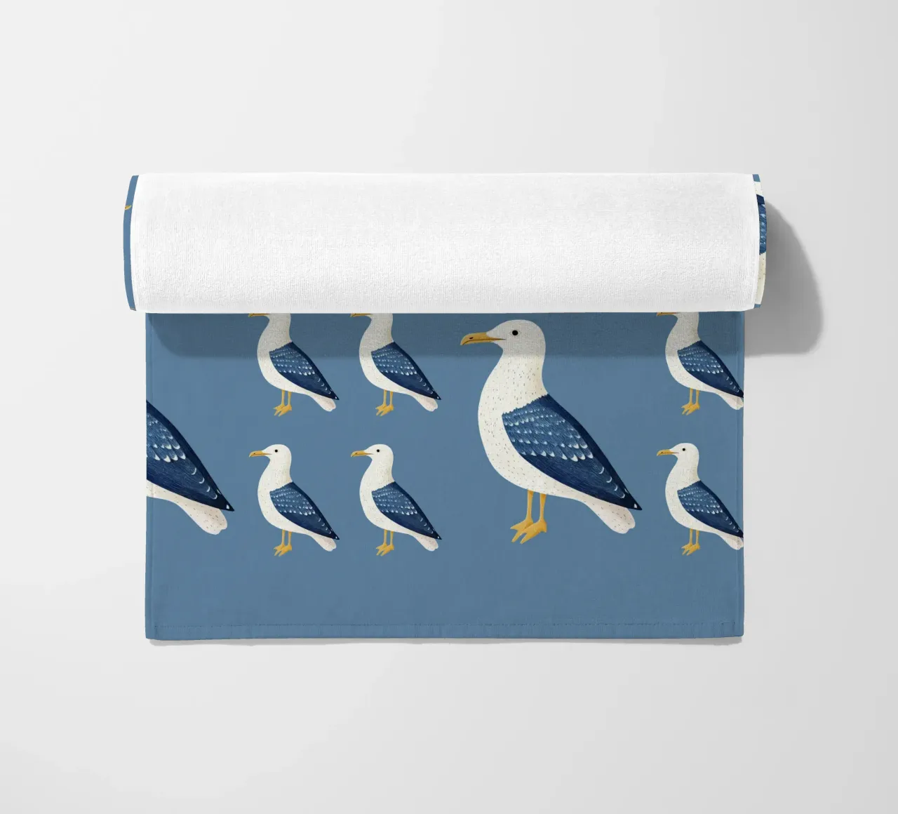 Gabbiano telo mare da Curious Canvas