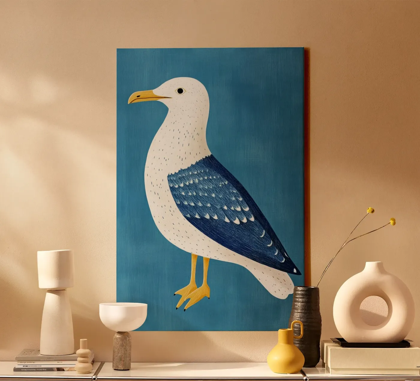 Gabbiano tela da Curious Canvas
