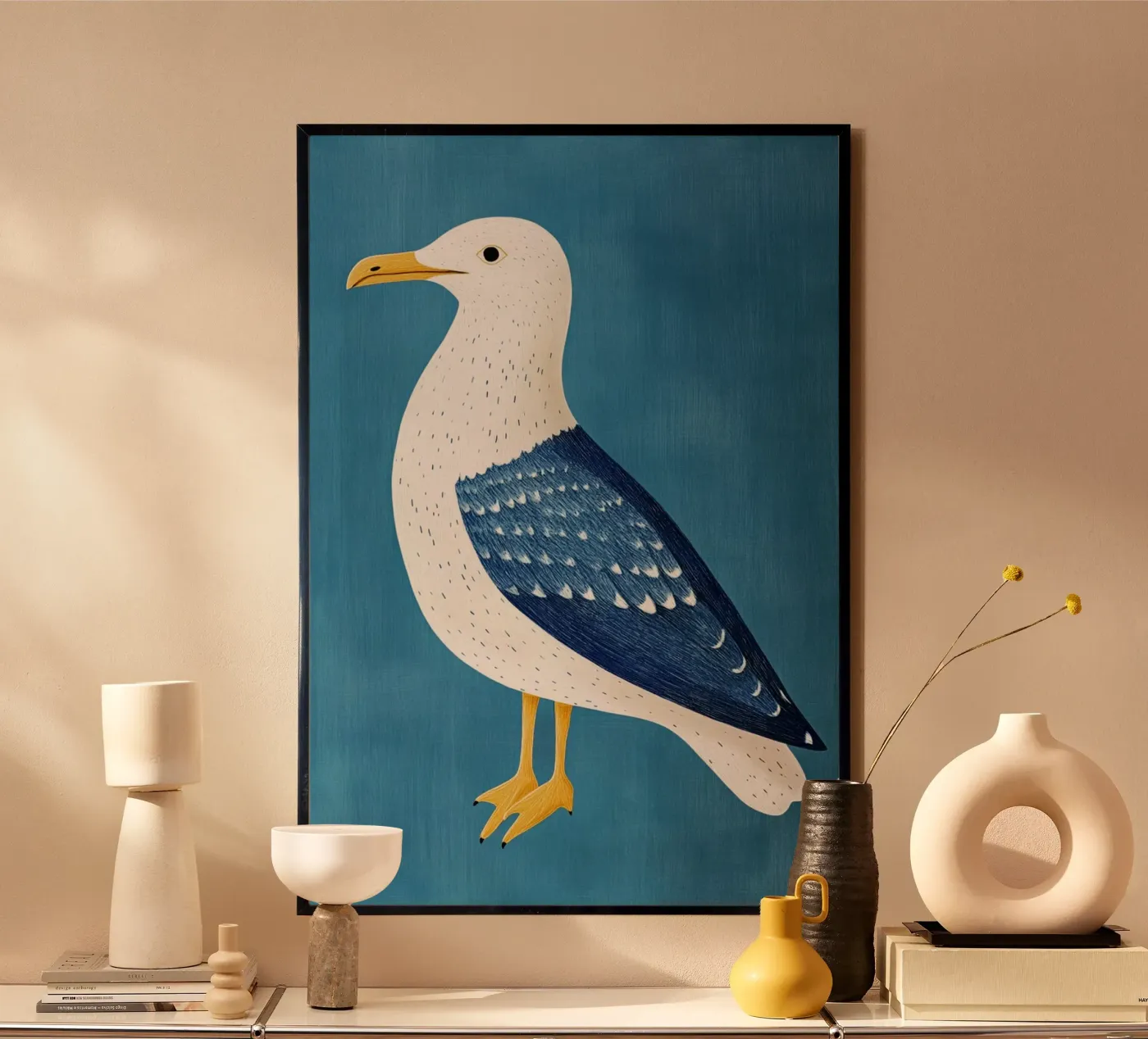 Gabbiano poster da Curious Canvas