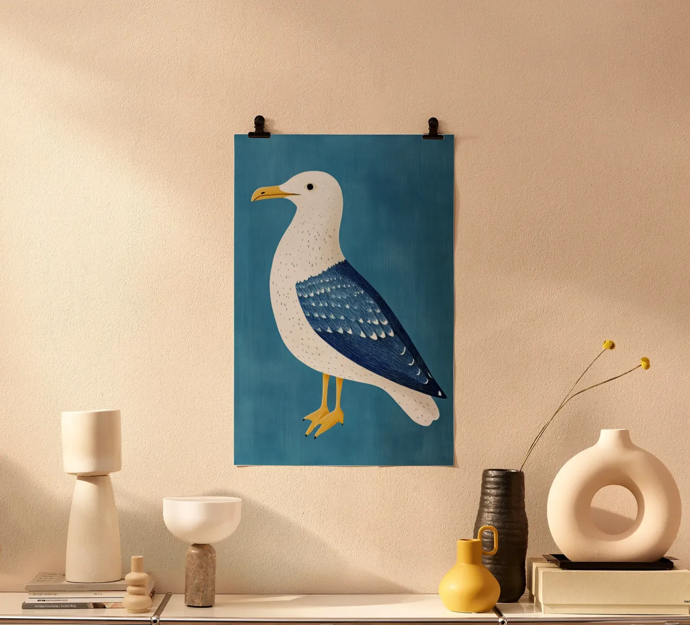 Gabbiano poster da Curious Canvas