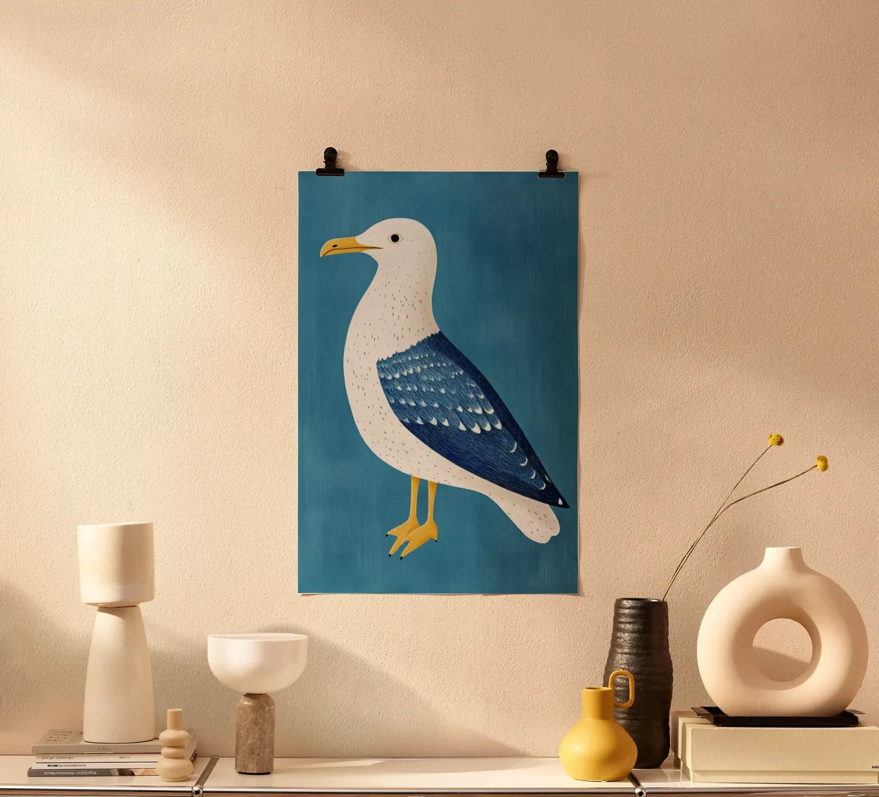 Möwe Poster von Curious Canvas
