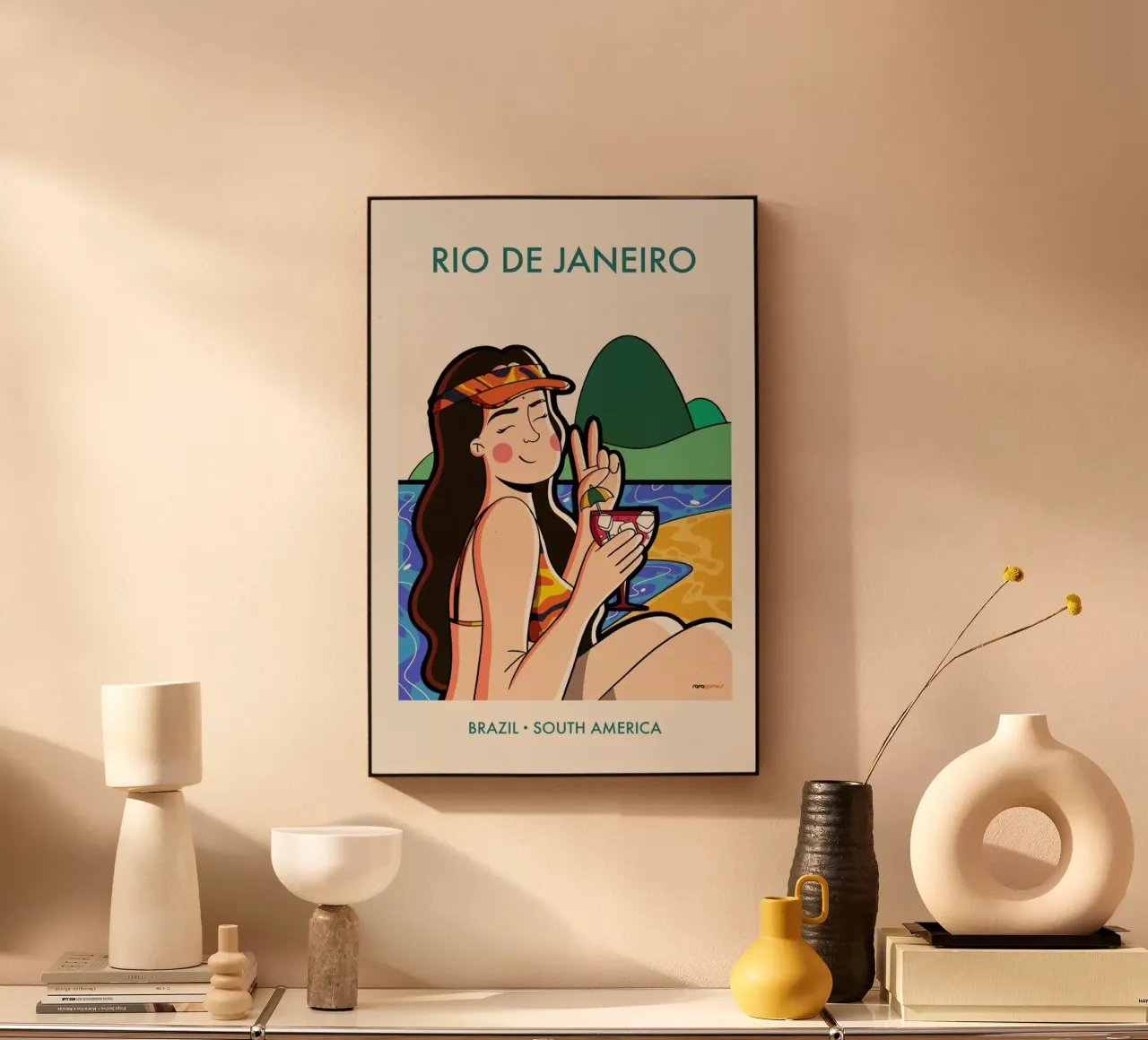 Instagirl Rio plexiglass da Rafa Gomes