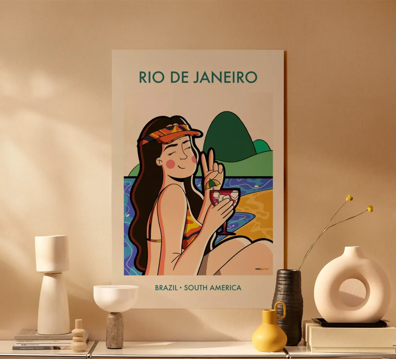 Instagirl Rio plexiglass da Rafa Gomes