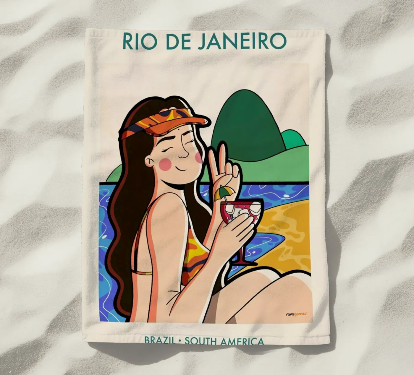 Instagirl Rio telo mare da Rafa Gomes