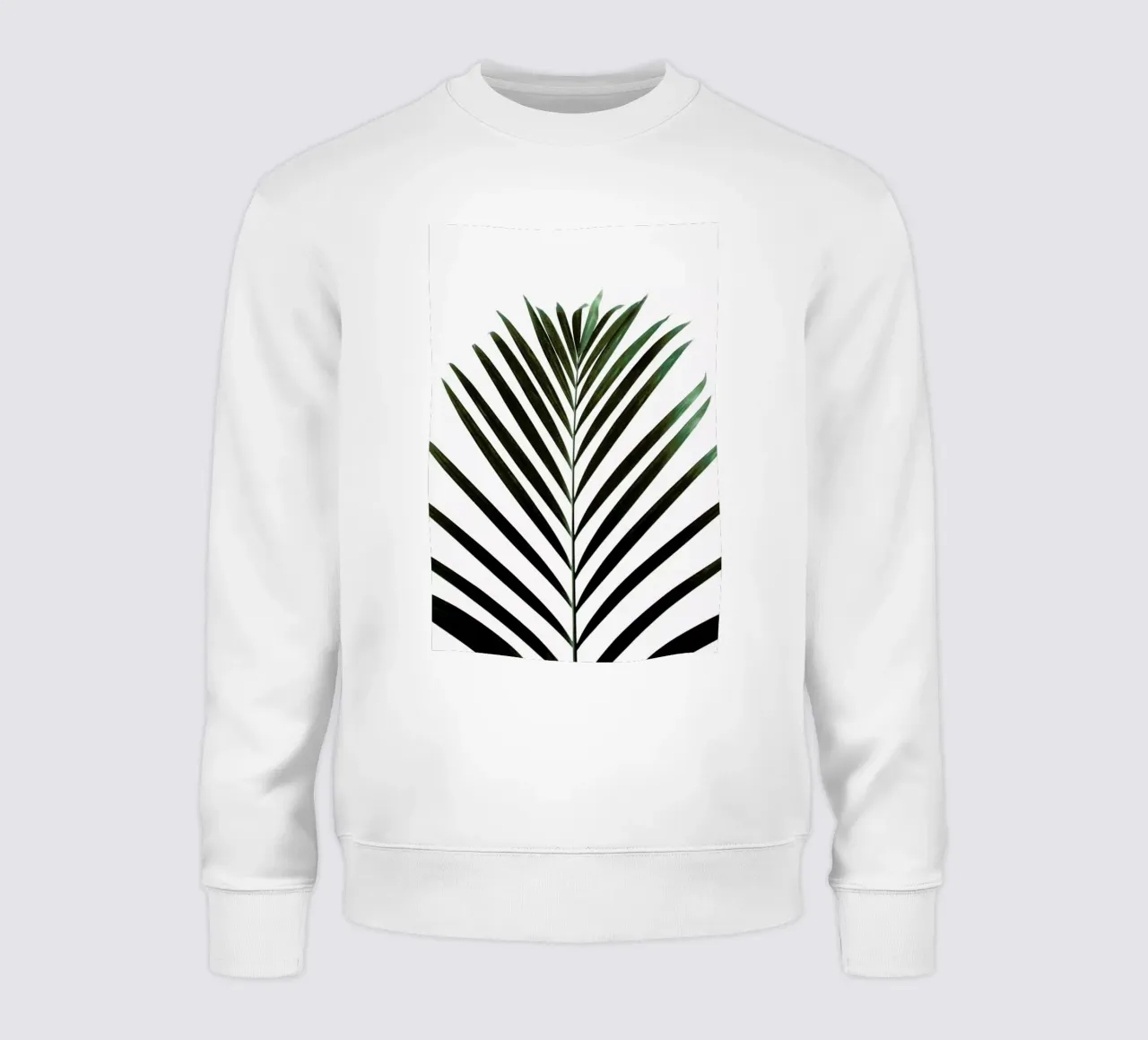 Minimal Palm Leaf felpa da Studio Nahili