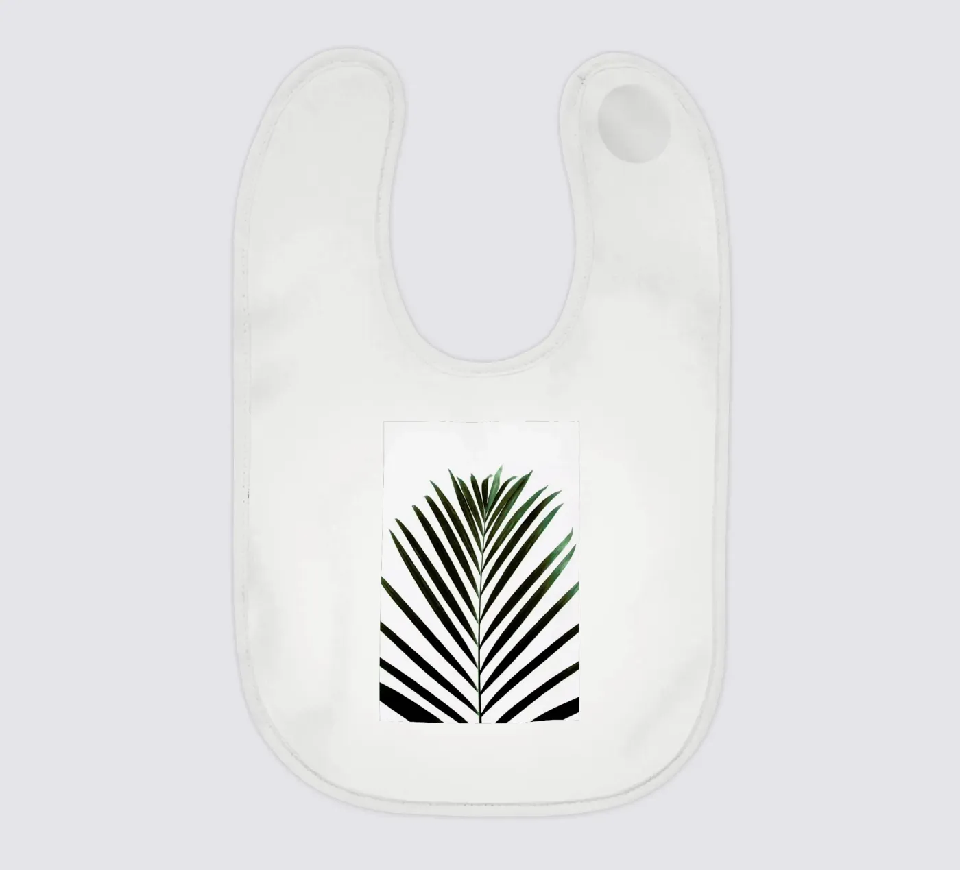 Minimal Palm Leaf bavaglino da Studio Nahili