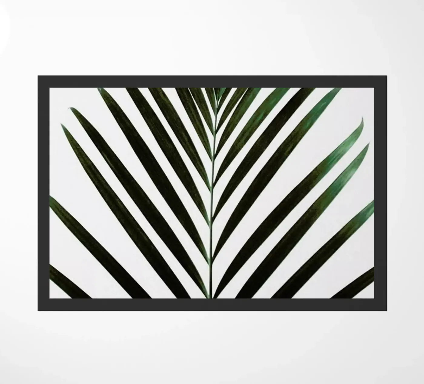 Minimal Palm Leaf deurmat van Studio Nahili